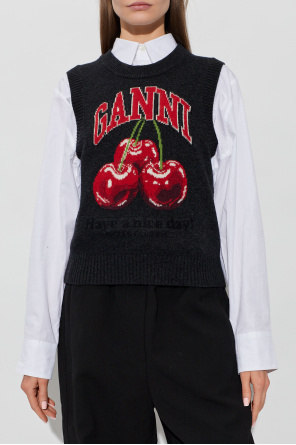 Ganni Vest with logo