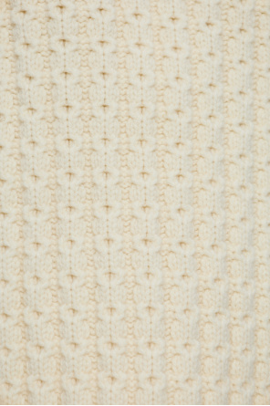 Alaïa Wool poncho with turtleneck