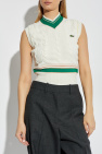 Lacoste cream Woolen Vest