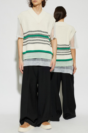 LACOSTE RUNWAY Vest with logo
