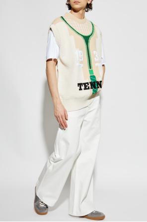 Chaleco con patrón od LACOSTE RUNWAY