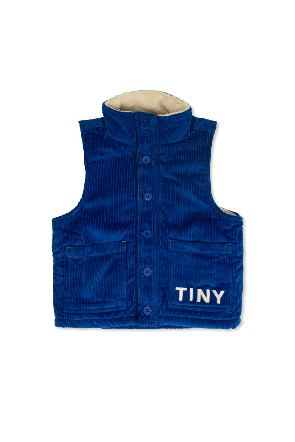 Insulated corduroy vest od Tinycottons