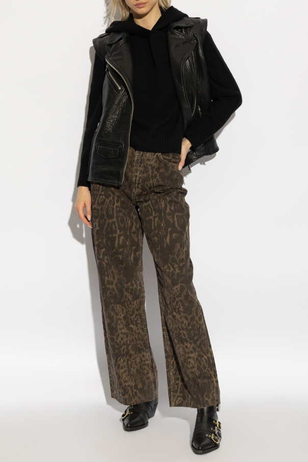 AllSaints Leather vest Billie