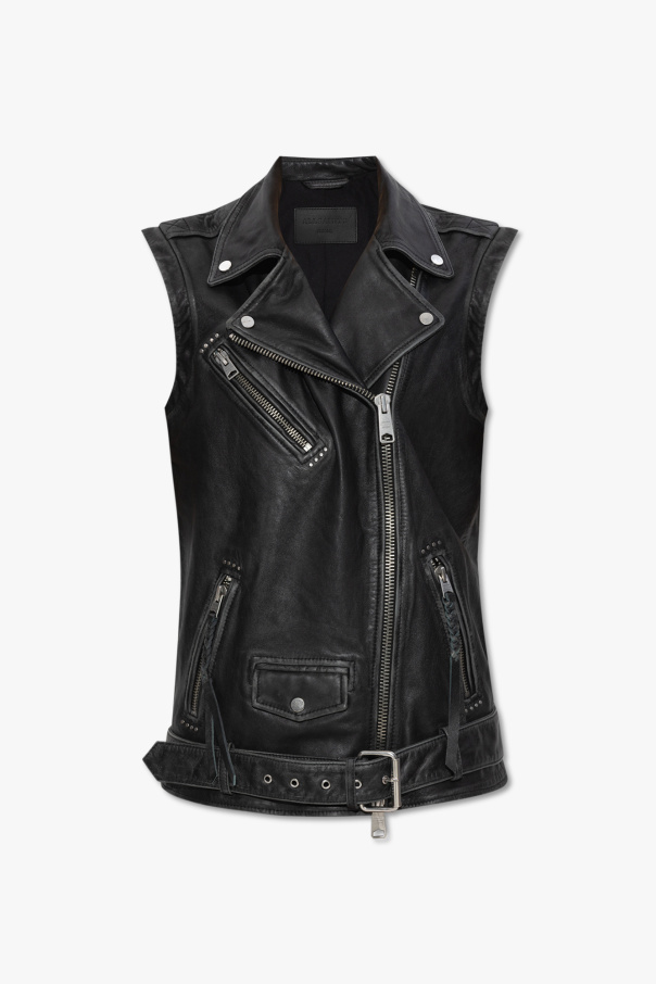 AllSaints ‘Billie’ leather vest