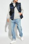 Woolrich NAVY BLUE Down Vest with Stand-up Collar