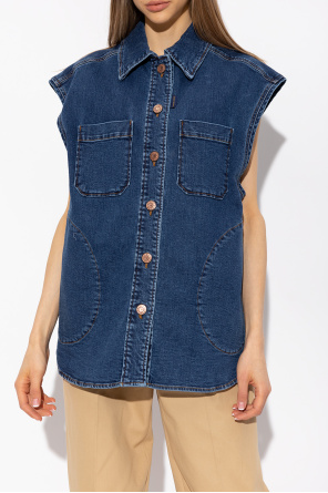 See By Chloé Relaxed-fitting denim vest