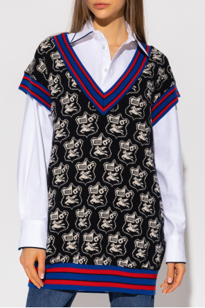 Etro Oversize wool vest