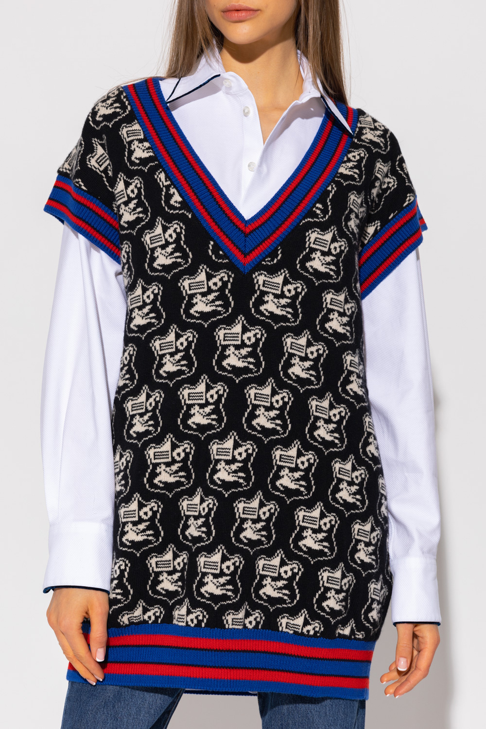 Etro Oversize wool vest