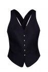 Etro NAVY BLUE Vest with logo