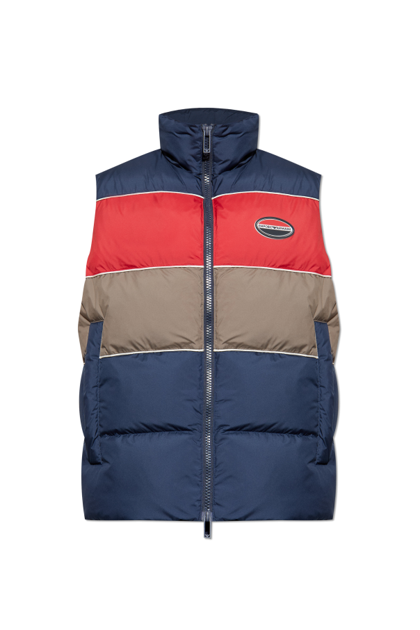 Quilted vest with logo patch od Emporio Armani