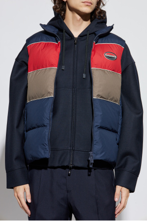 Emporio Armani Quilted gilet with logo patch