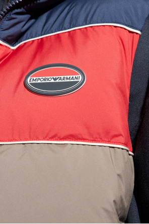 Emporio Armani Quilted gilet with logo patch