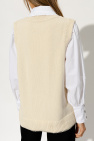 Samsøe Samsøe cream ‘Krista’ wool vest