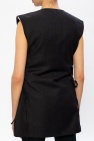 Ganni GREY Tie detail vest