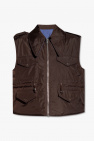 Ganni BROWN Reversible vest