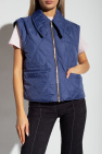 Ganni BROWN Reversible vest