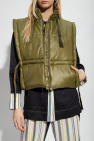 Ganni GREEN Vest with high neck