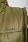 Ganni GREEN Vest with high neck