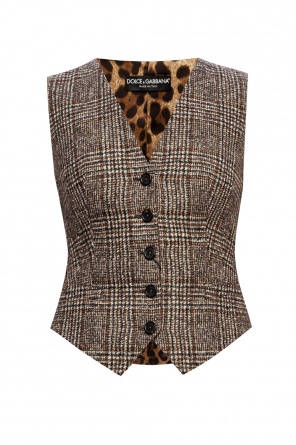 Checked vest od Dolce & Gabbana