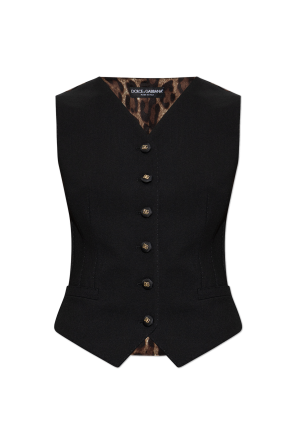 Waistcoat made of combined materials