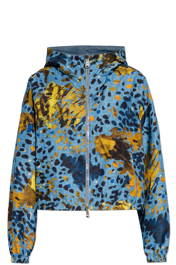 Reversible hooded jacket od Fendi