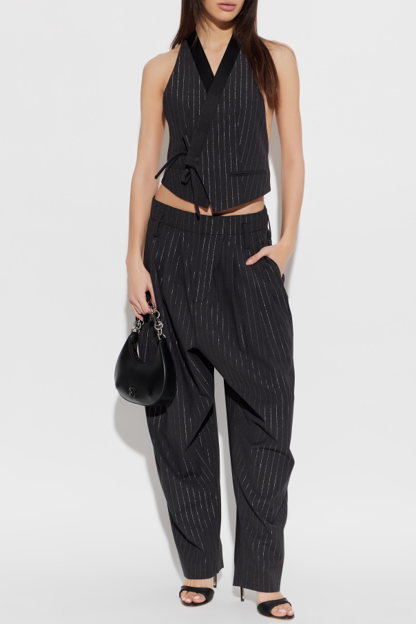 Kenzo Kamizelka z lureksową nicią