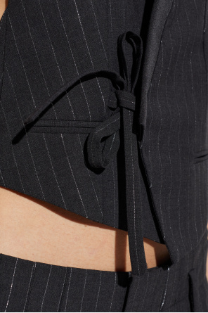 Kenzo Kamizelka z lureksową nicią