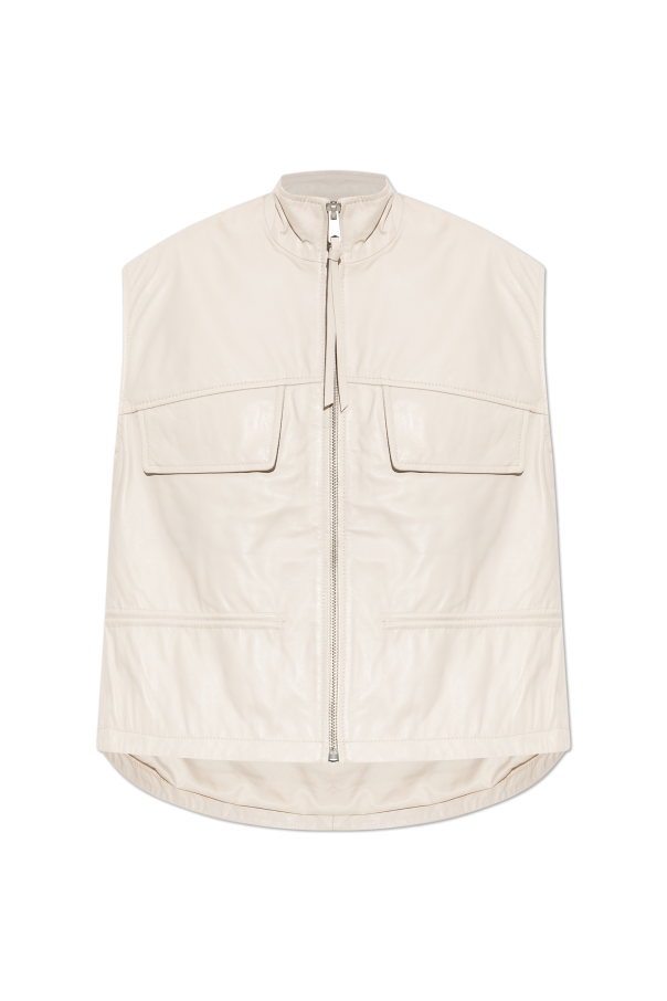 Leather vest 