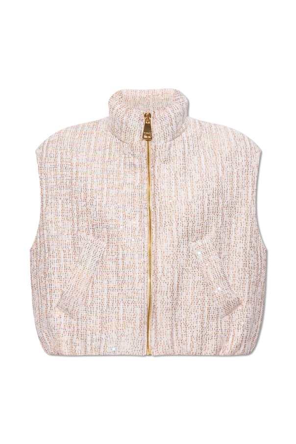 Khrisjoy ‘Joy West’ tweed branco jacket
