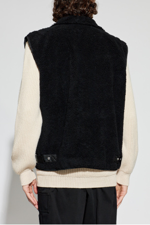 Fendi Fur vest with turtleneck