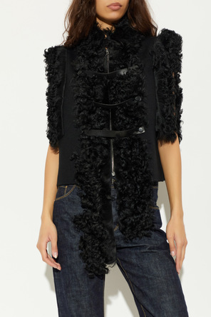 Fendi Wool Vest with Embellishments