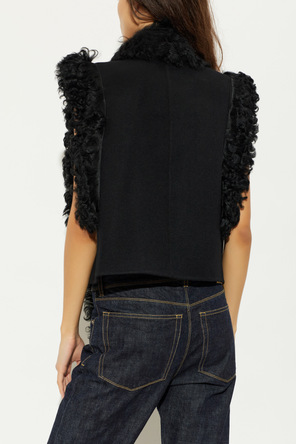 Fendi Wool Vest with Embellishments