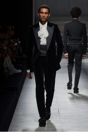 Dolce & Gabbana Silk tuxedo vest