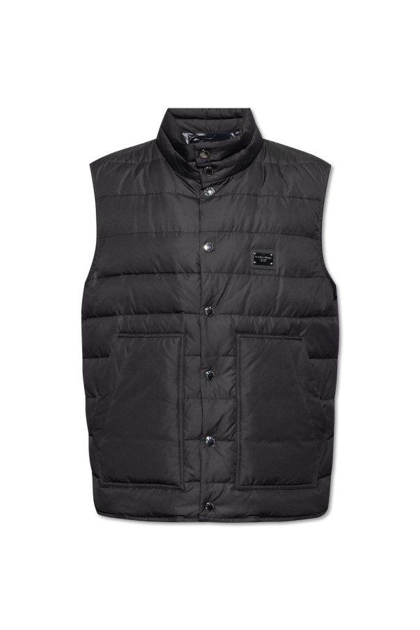 Quilted vest with logo od Dolce & Gabbana