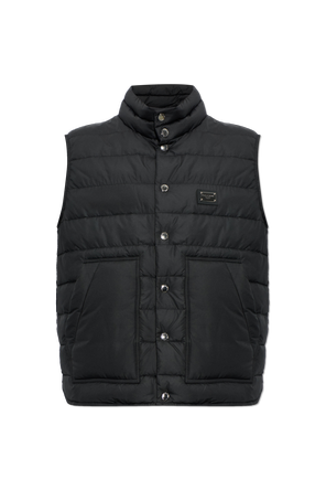 Chaleco acolchado con cuello alto