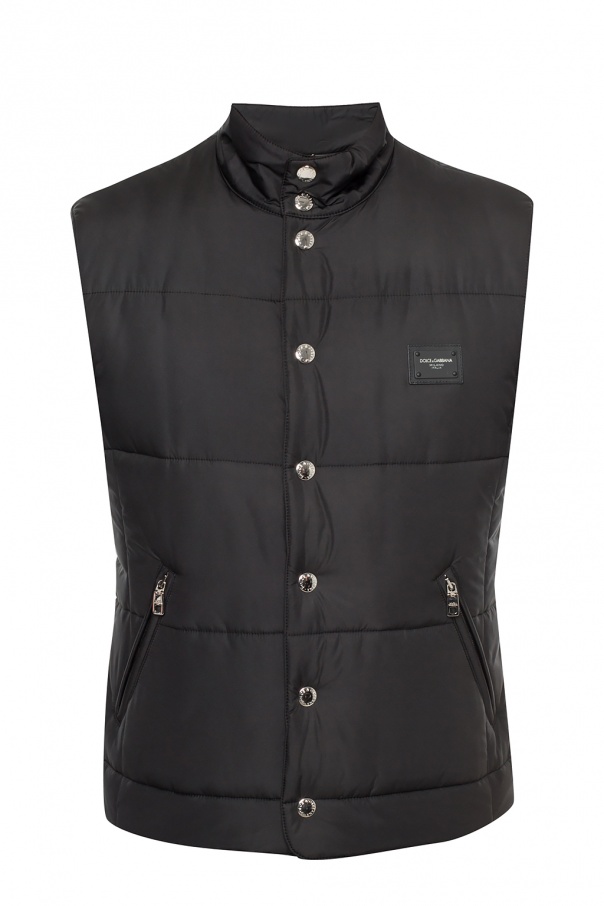 Dolce oszech & Gabbana Quilted vest with a logo