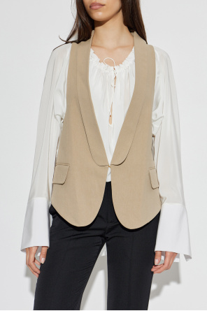 Balmain Asymmetrical vest