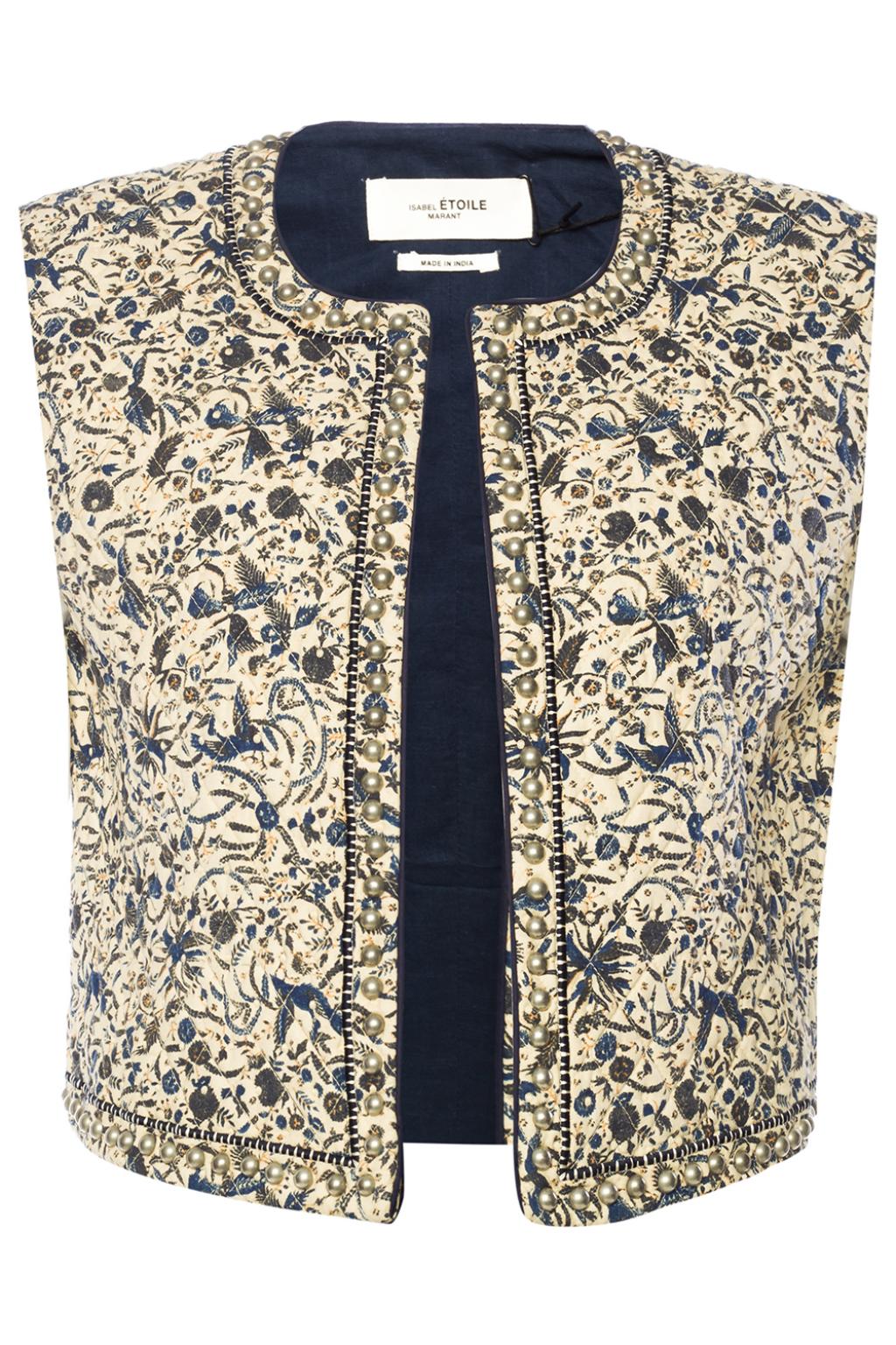 Patterned quilted vest Isabel Marant 