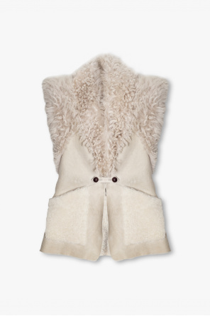 ‘bryana’ shearling vest od Isabel Marant