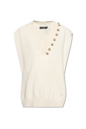 Sweater with shimmering appliqués