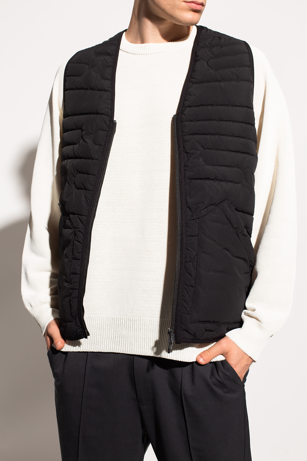 Y-3 Yohji Yamamoto JACKETS VESTS MEN Vest with stitching