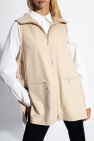 Y-3 Yohji Yamamoto beige Hooded vest