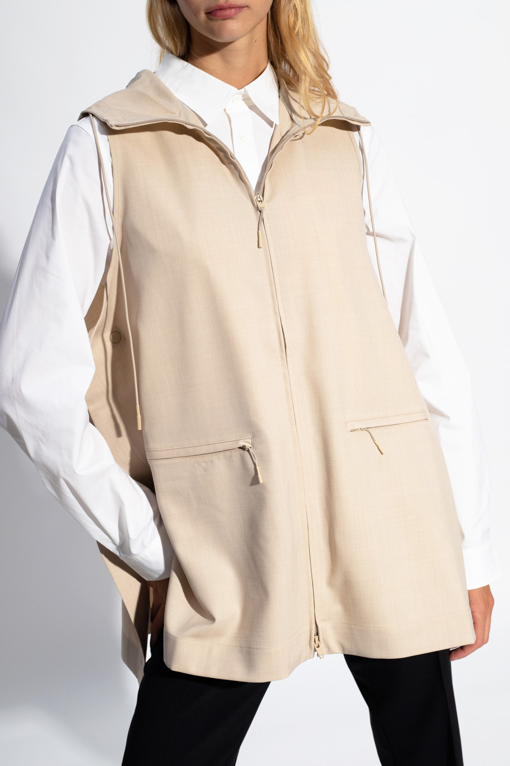 Y-3 Yohji Yamamoto Hooded vest