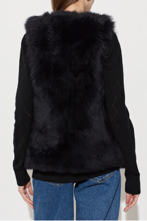Balmain Lamb fur vest