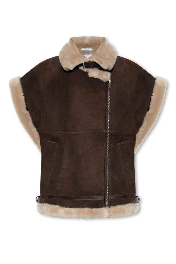 HALFBOY Shearling jacket rkbl with short sleeves