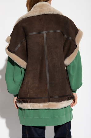 HALFBOY Shearling jacket rkbl with short sleeves