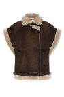 HALFBOY Shearling jacket with short sleeves