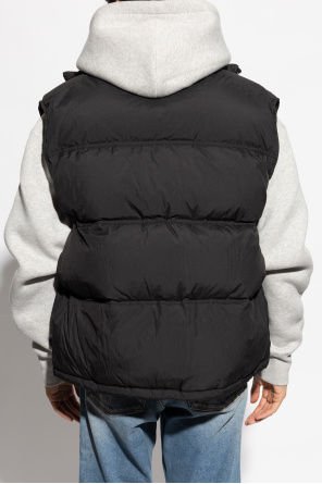 Ami Alexandre Mattiussi Down vest with hood hidden in collar