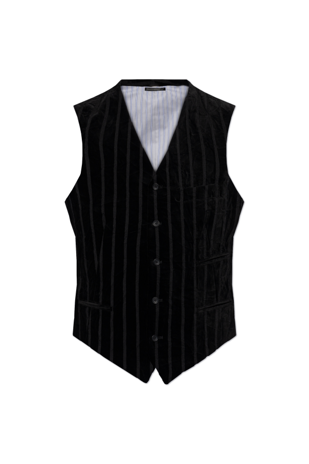 Yohji Yamamoto Waistcoat with striped pattern