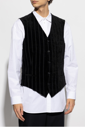 Yohji Yamamoto Waistcoat with striped pattern